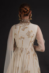 Ivory Embellished Anarkali SetDSC08058