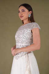 White Lehenga SetDSC04396