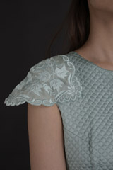 Mint Single Layer Flapper Dress_DTR0135