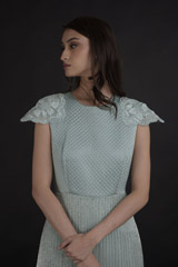 Mint Single Layer Flapper Dress_DTR0138