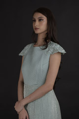 Mint Single Layer Flapper Dress_DTR0139