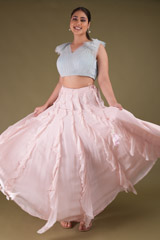 Ruffle Crop Top And SkirtDSC04091