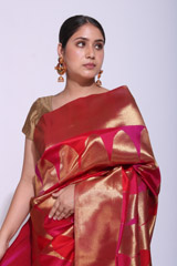 Red Silk SareeIMG_1329