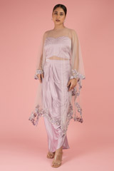 Lavender Cape With Drape SkirtDSC02300