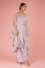 Lavender Cape With Drape SkirtDSC02304