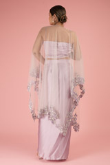 Lavender Cape With Drape SkirtDSC02309