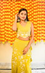 Mustard Yellow Blouse and Skirt1