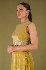 Mustard Yellow Blouse and SkirtDSC04639