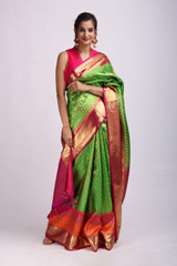 Green Silk SareeIMG_1356