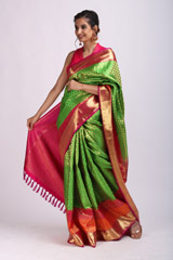 Green Silk Saree