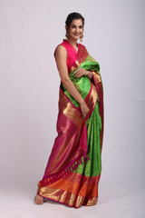 Green Silk SareeIMG_1358