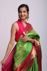 Green Silk SareeIMG_1360