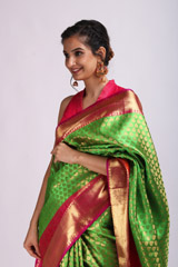 Green Silk SareeIMG_1362