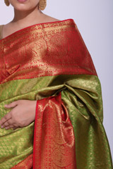 Green Silk SareeIMG_1340