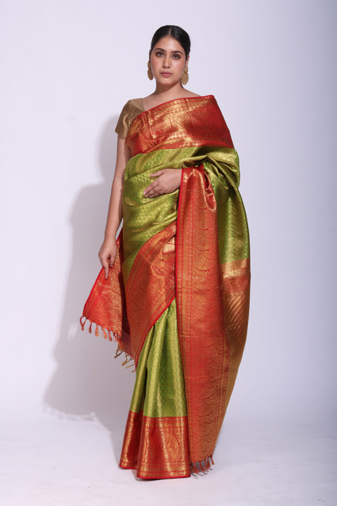 Green Silk Saree