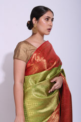 Green Silk SareeIMG_1344