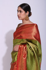 Green Silk SareeIMG_1346