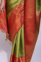 Green Silk SareeIMG_1347