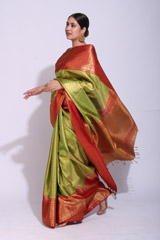 Green Silk SareeIMG_1351