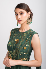 Green Layered Embroidered Gown_DSC8289-Edit