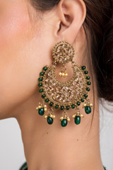 Green Layered Embroidered Gown_DSC8292-Edit