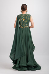 Green Layered Embroidered Gown_DSC8294-Edit