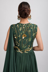 Green Layered Embroidered Gown_DSC8296-Edit