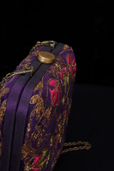 Vintage  Purple ClutchIMG_1288