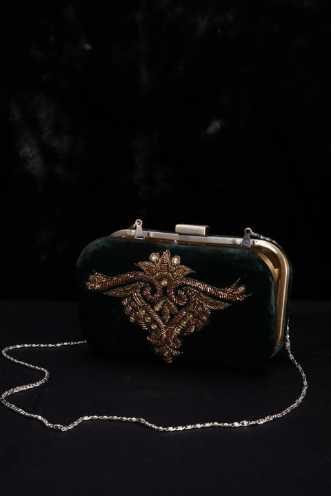 Green Persian Clutch