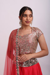 Pink  Punch  LehengaIMG_7395