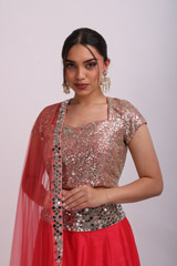 Pink  Punch  LehengaIMG_7396