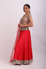 Pink  Punch  LehengaIMG_7411