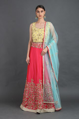 Pink Zardosi Lehenga Set4708_video