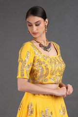 Yellow Gota Pati Lehenga SetIMG_1392