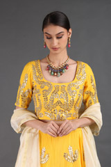 Yellow Gota Pati Lehenga SetIMG_1396