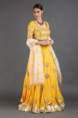 Yellow Gota Pati Lehenga SetIMG_1398