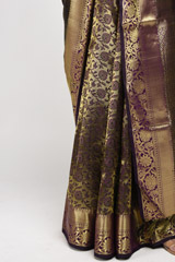 Purple Zari Motif Silk Saree_SUB1445