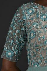 Green Floral Embroidered Dress_DSC5939