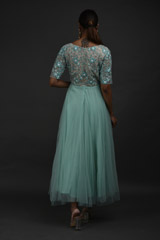 Green Floral Embroidered Dress_DSC5945