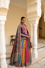 Multicolour Lehenga Set