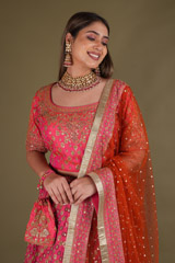 Royal Red Lehenga SetDSC02838