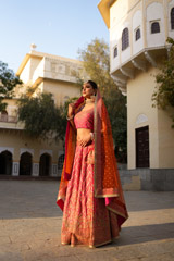 Royal Red Lehenga SetDSC07343