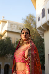Royal Red Lehenga SetDSC07353