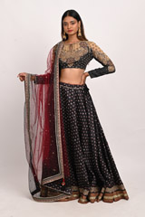 Black Lehenga Set4726_video