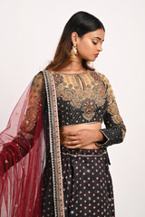 Black Lehenga SetDSC_3596