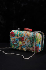 Underwater Embroidered ClutchIMG_1338