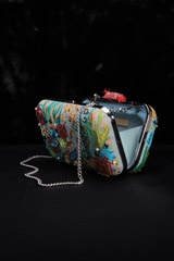 Underwater Embroidered ClutchIMG_1341