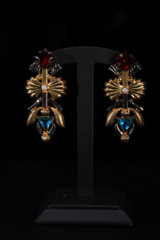Red And Blue Stone Earrings4737_video