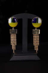 Pour Yellow Earring4740_VIDEO