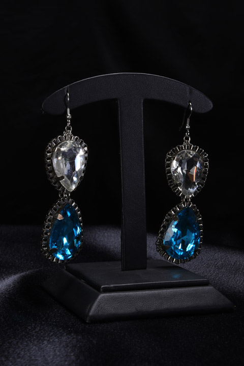 Dual Swarovski Earrings